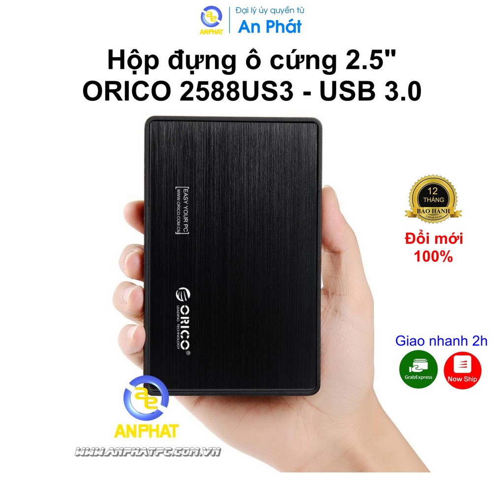 Hộp đựng ổ cứng Orico Box 2.5 (2588US3) - Hàng chính hãng