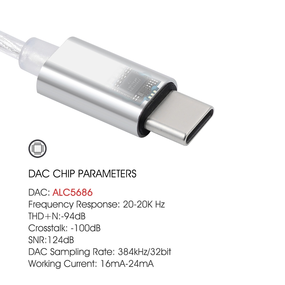 Cáp Chuyển Đổi Âm Thanh Type-C Sang 3.5mm Mạ Vàng / Bạc Cho Máy Tính Bảng Android