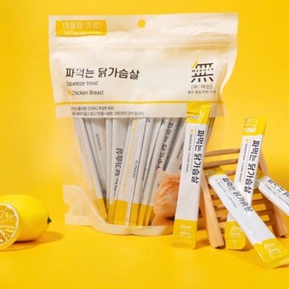 Súp thưởng Hàn Quốc Mumargin từ thịt thật cho mèo gói 40 thanh 480g