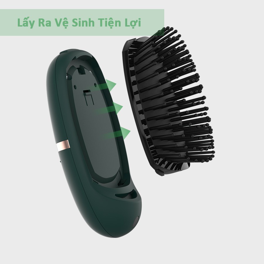 (1611)(hoả tốc15')[BẢO HÀNH 1 NĂM]Lược Dưỡng Tóc Ions SMATE Negative ion