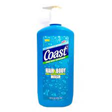 Sữa tắm gội Coast Hair & Body Wash cho nam 946ml có vòi