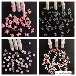 Set Charm Gắn Móng Gấu/Nơ / Hoa Hồng/ Cáo