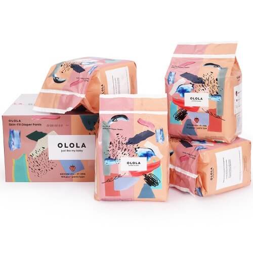 Tã/bỉm OLOLA Hàn Quốc dán/quần đủ size S30/M24/L20/L26/XL22/XXL18