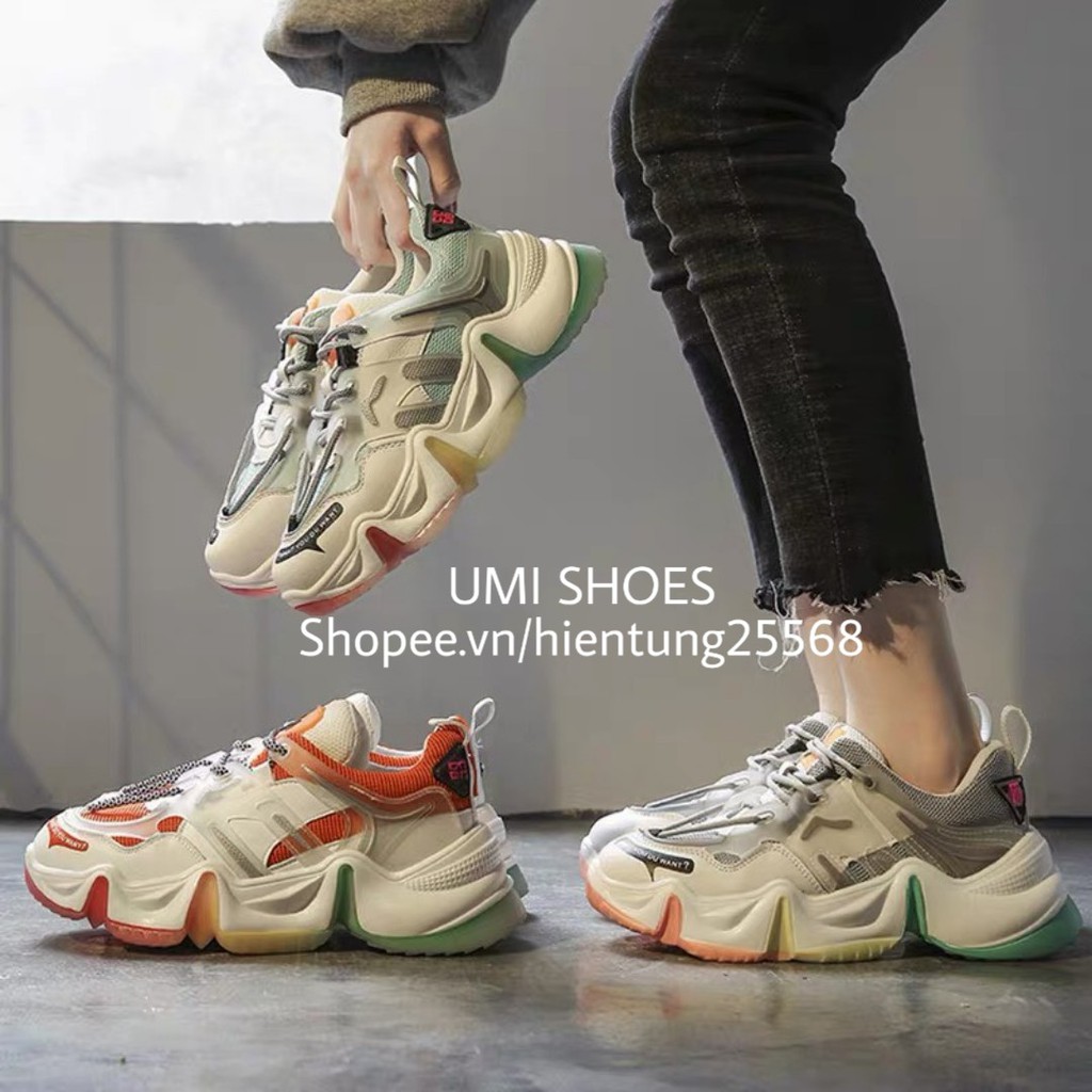 [DÂY KÉP+CÓ SẴN] Giày thể thao Ulzzang mã 881 HOT 2021 mới độn đế cao lượn sóng viền rèm nhẹ 3 màu cá tính hot 2020 | BigBuy360 - bigbuy360.vn