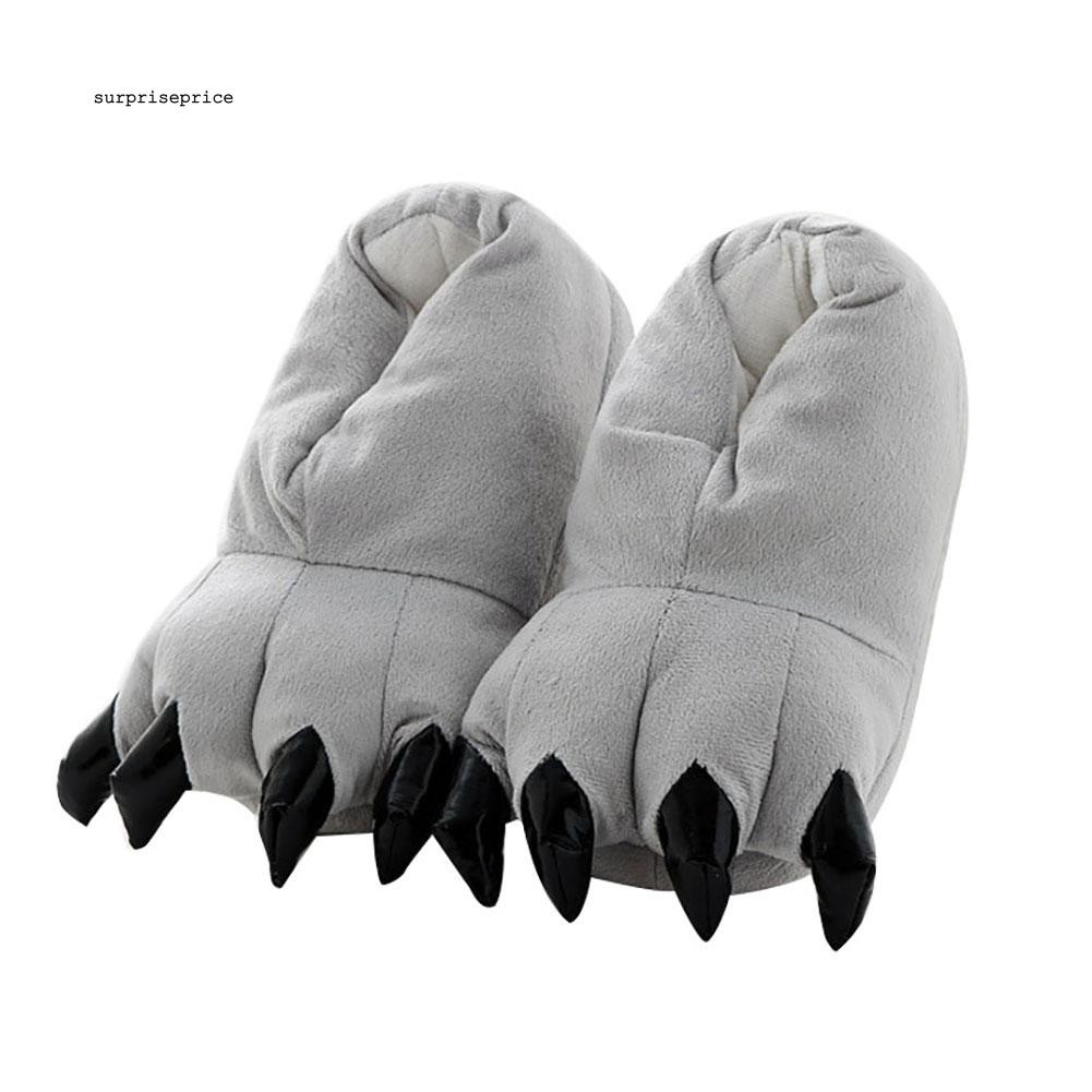 Dép đi trong nhà chống trượt hình chân thú vui nhộn