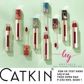 [CÓ SẴN] - Son nước matte gloss không phai, mướt môi, thân vàng CATKIN - Son nội địa TRUNG chính hãng xin xò