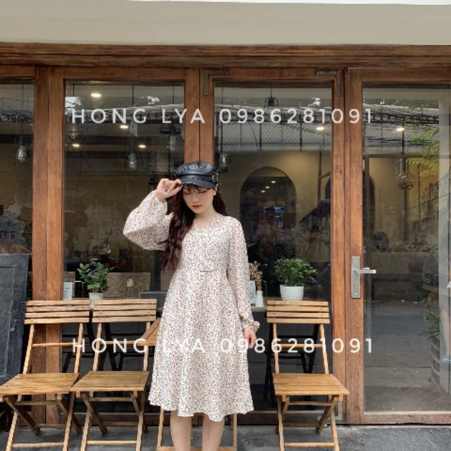 Váy tiểu thư hoa nhí bánh bèo xinh xắn