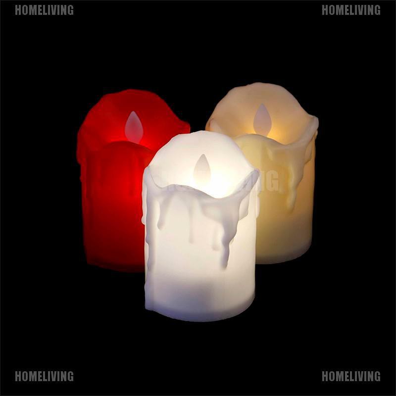 1 Đèn Led Hình Cây Nến Chạy Bằng Pin Dùng Trang Trí Tiệc Cưới / Giáng Sinh