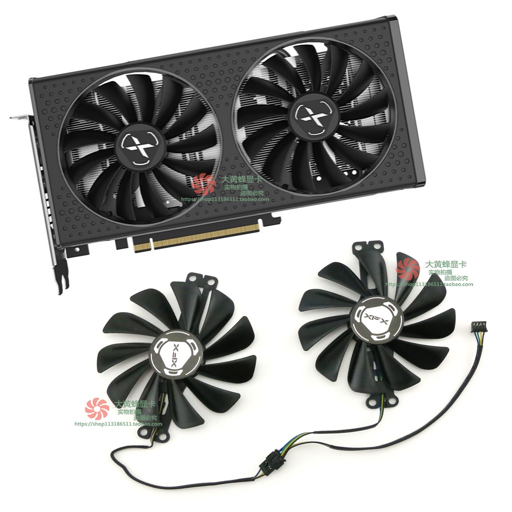 Card Đồ Họa Tản Nhiệt XFX Tin Nhắn Xem RX 6500XT 4GB Speedster Black Wolf Phiên Bản Card Đồ Họa Quạt