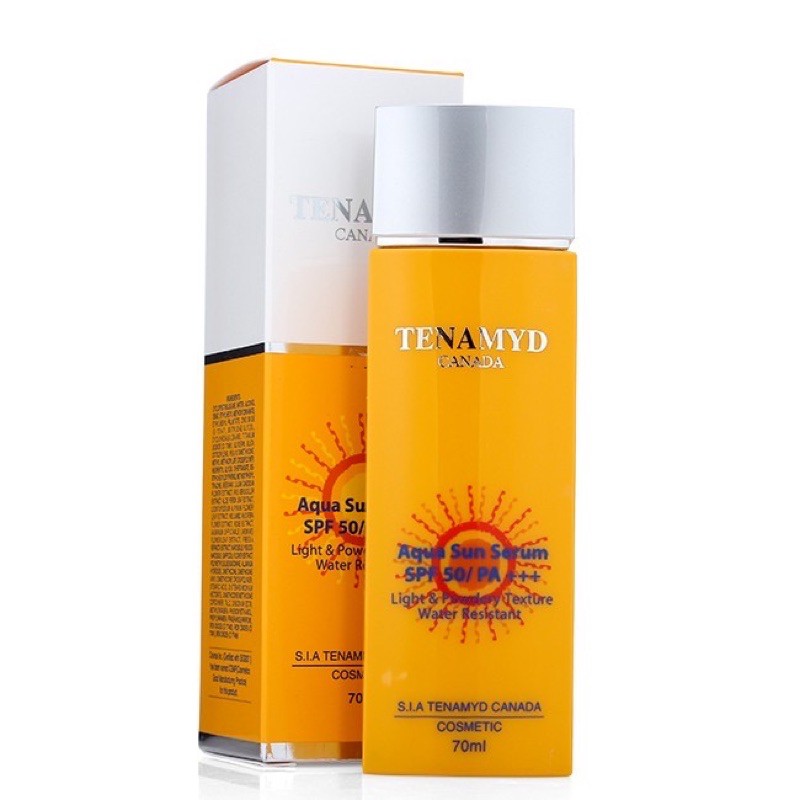 Huyết Thanh Chống Nắng Tenamyd Aqua Sun Serum SPF50/PA+++ - Chai 70ml