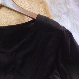 ÁO CROPTOP DÁNG PEPLUM