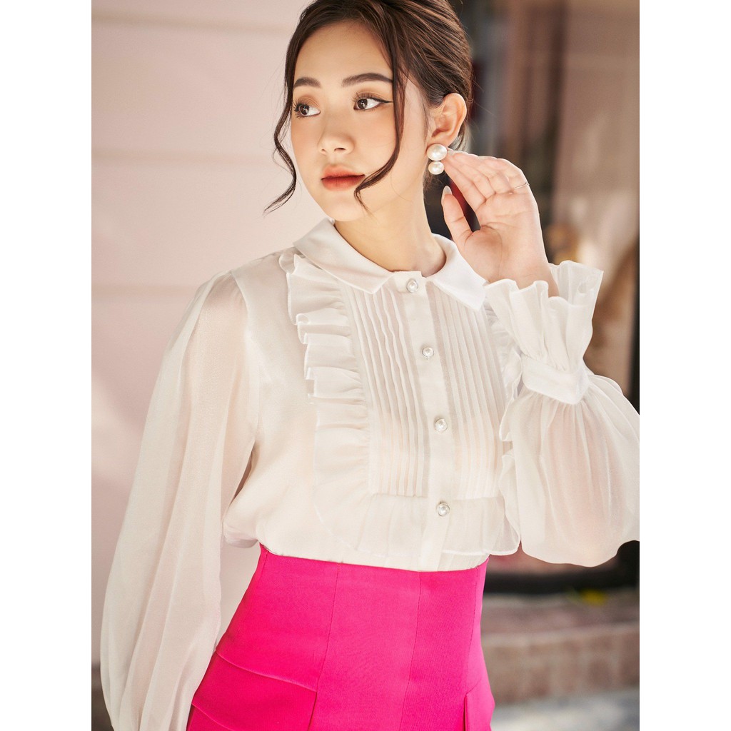 RECHIC Chân váy chữ A túi kiểu Natassy màu hồng dễ thương trẻ trung dễ phối siêu xinh | BigBuy360 - bigbuy360.vn