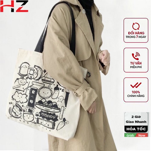 Túi đeo vai .Túi Tote Thời Trang Hàn Quốc Ulzzang Có Khóa, Đeo Vai Đi Học Đi Chơi