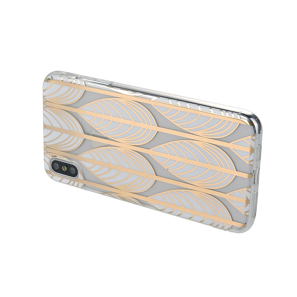 Ốp  6G / 6S , ỐP 7G / 8G , ỐP X / XS , ỐP XS MAX hình lá cách điệu mã 03