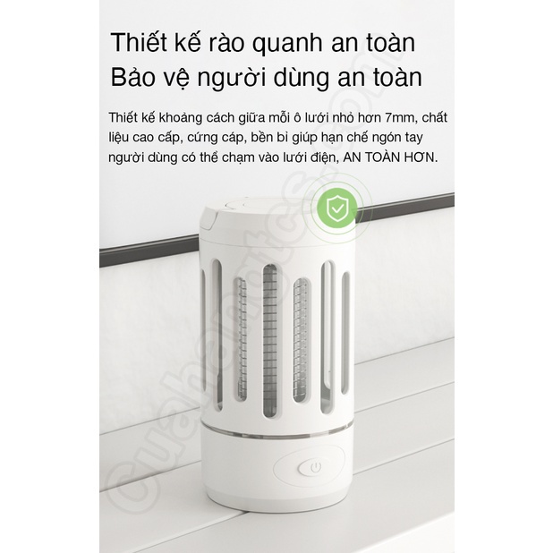 Đèn bẫy bắt muỗi cầm tay đa năng thông minh Xiaomi QiaoQingting Y8EK