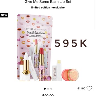 Trả order - Set Son dưỡng của Sephora