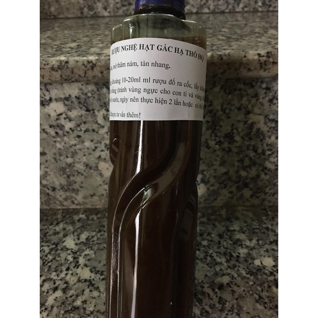 Cốt nghệ hạt gấc Hạ thổ 500ml