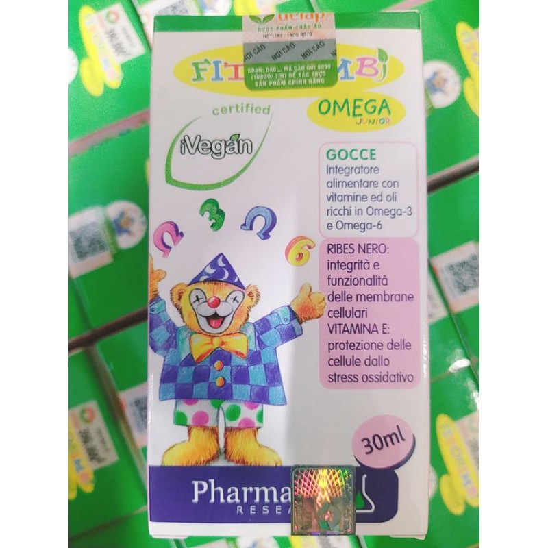 Fitobimbi omega 3 bổ sung DHA cho bé