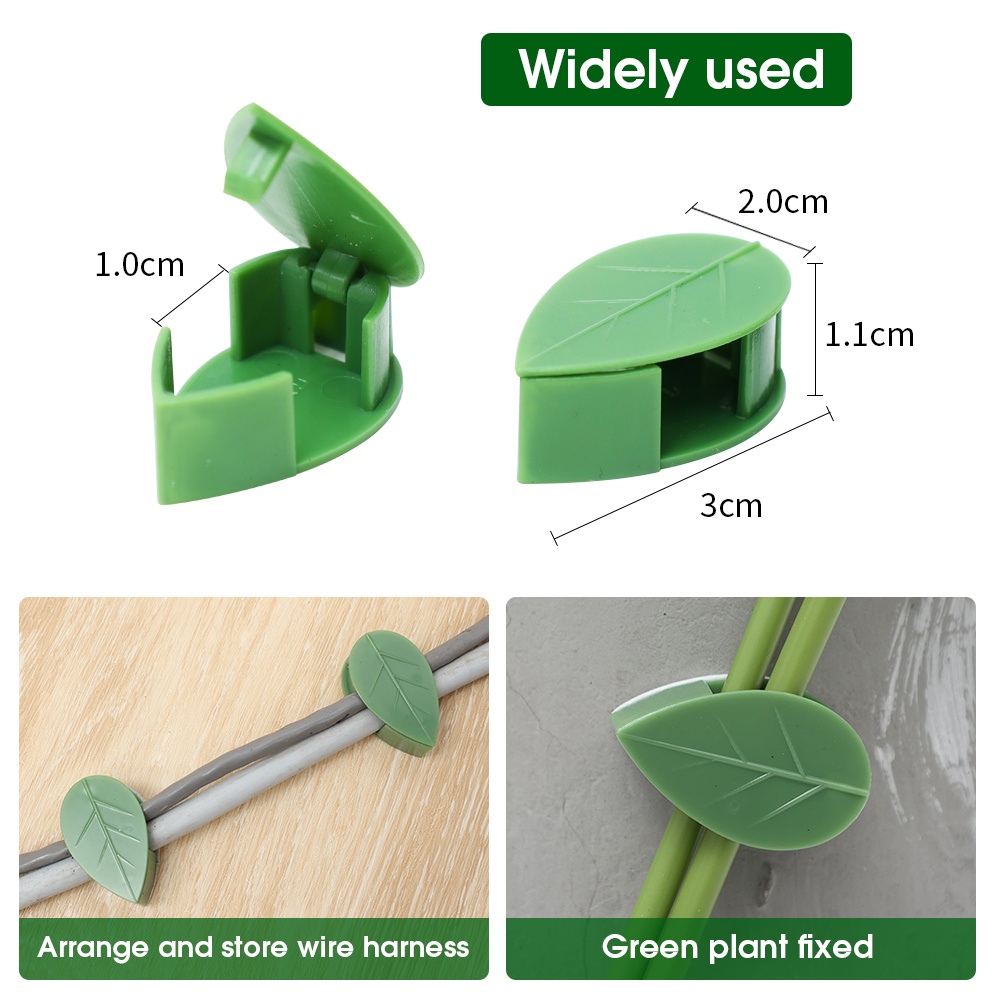 Set 10 Kẹp Cố Định Cây Leo Treo Tường Vô Hình Tiện Dụng
