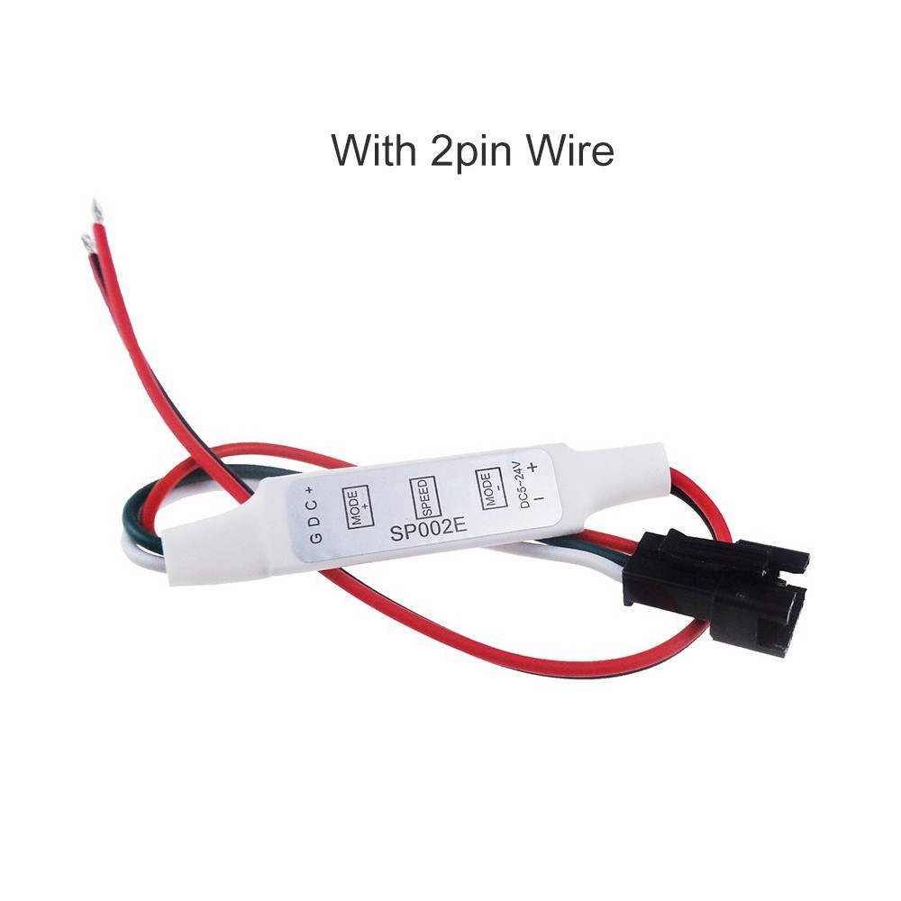 Dc Bộ Điều Khiển micro usb 5-24v sp002e 3Ky mini rgb ws2811 ws2812 ws2812b led pixel