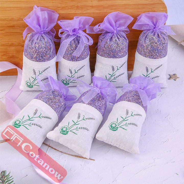 Túi Thơm Để Phòng Nụ Hoa Khô Oải Hương Lavender Túi Thơm Để Tủ Quần Áo COTANOW