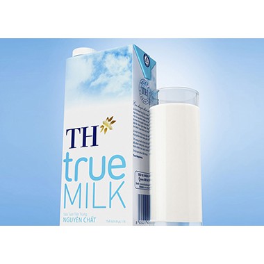 Thùng sữa tiệt trùng TH true milk 48 gói/48 hộp