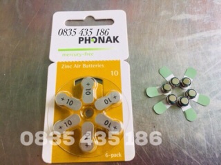 (Hàng về) Pin Máy Trợ Thính-Pin A10 Phonak
