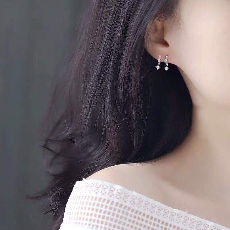 Khuyên tai giọt lệ đá cho mẹ và bé