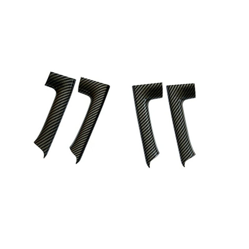 Set 4 Miếng Dán Trang Trí Tay Nắm Cửa Xe Hơi Golf 6 MK6 2009-2013 Bằng ABS Vân Sợi Carbon