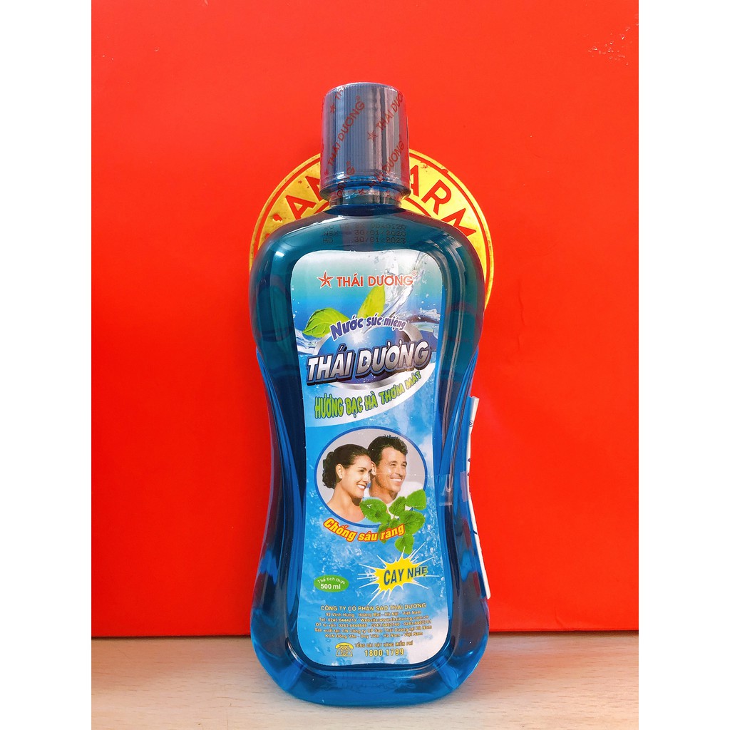 Nước Súc Miệng Bạc Hà 500ml - SAO THÁI DƯƠNG