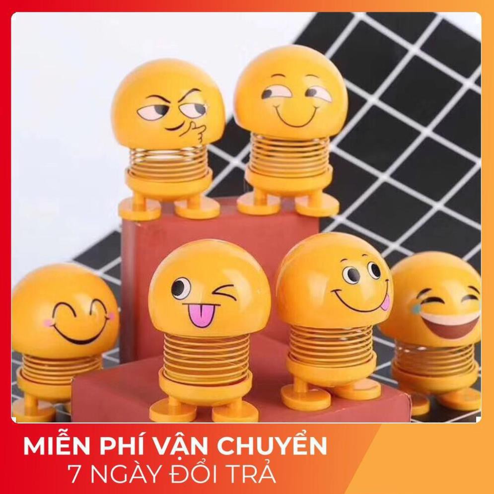 [FREESHIP] Thú nhún emoji con lắc lò xo biểu cảm gương mặt-mẫu ngẫu nhiên