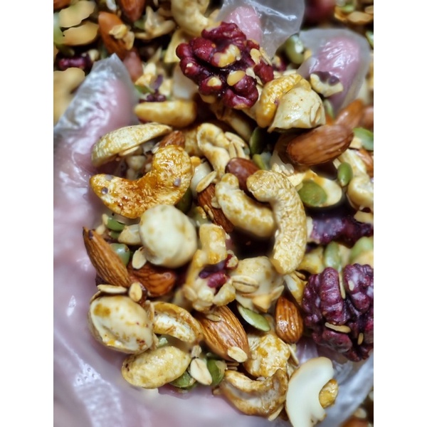 Granola sấy mật ong siêu hạt Trần Anh Food - Granola 500gr ăn kiêng giảm cân có yến mạch