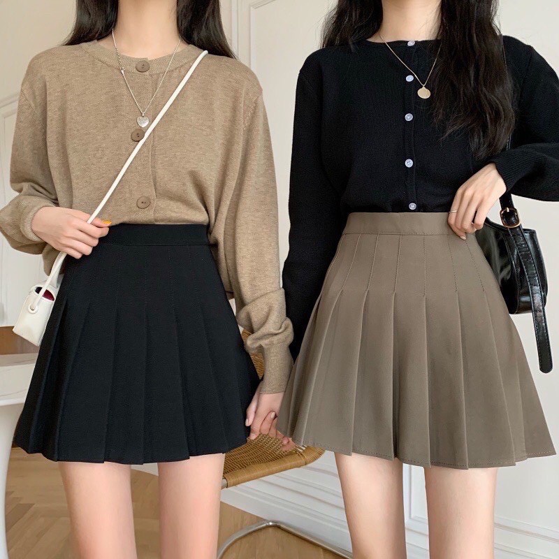 Chân Váy Tennis Xếp Ly Dáng Ngắn Xoè Có Quần Trong Lên From Xinh MA-055