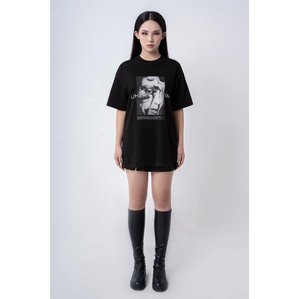 Áo phông nam đen Grévin Le Musée Oversized fit