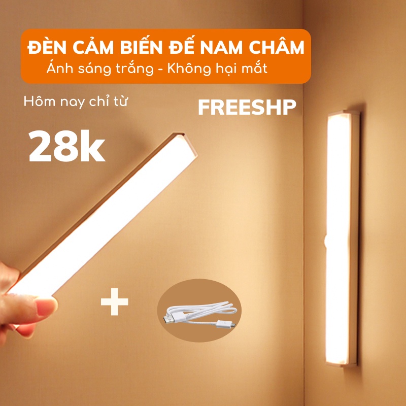 Đèn Led Cảm Ứng, Đèn Cảm Biến Chuyển Động Không Dây Thông Minh Gắn Cầu Thang, Nhà Vệ Sinh, Tủ Quần Áo LEON OFFICIAL