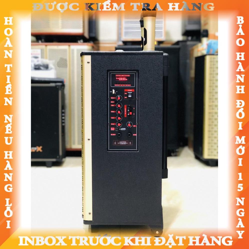 Loa kéo JBL Bass 30 Vỏ Gỗ Cao Cấp, Tặng 2 micro Hút Âm angthuy