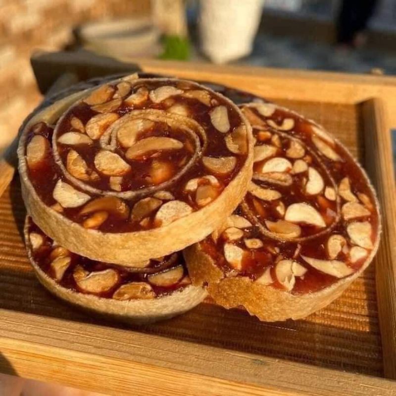 Kẹo chuối cuốn bánh tráng nhà làm 500g chuyên bỏ sỉ