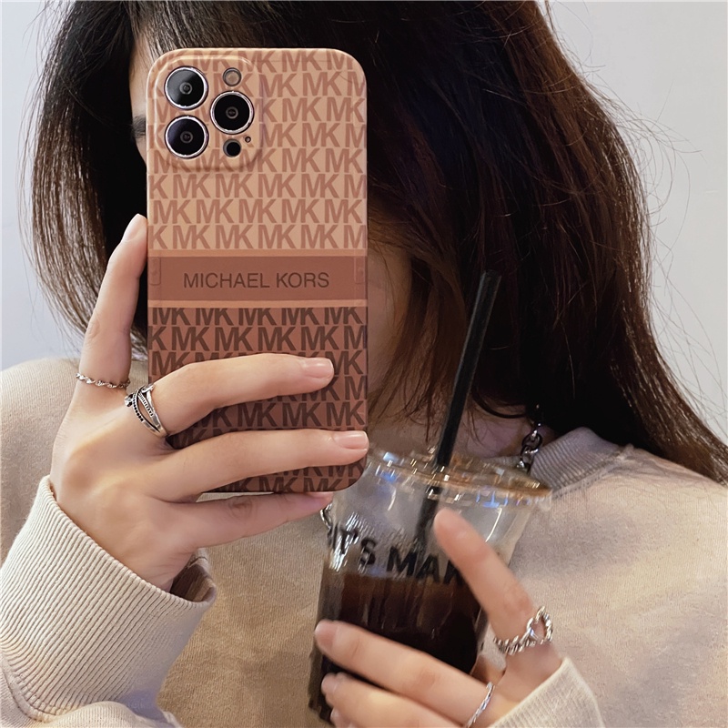 Ốp Điện Thoại Silicone IMD Mềm In Logo MICHAEL KORS Cho iPhone 11Promax 12Promax 13Promax X XS MAX XR 7Plus 8Plus
