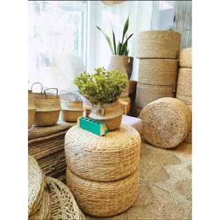 Đôn cói, lục bình bàn trà 50 x h30