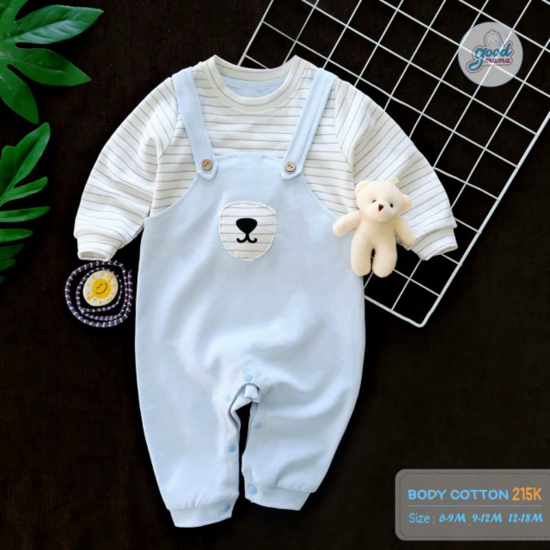 Goodmama - Body yếm nỉ nhung mềm mịn cho bé