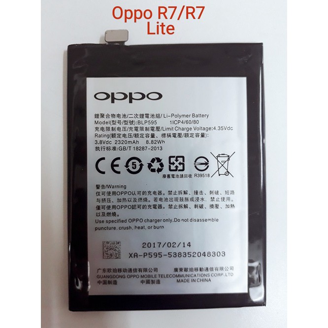 Pin dùng cho điện thoại Oppo BLP595 R7 LITE R7C R7T