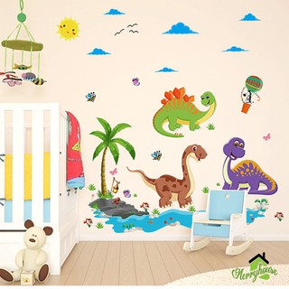 DECAL DÁN TƯỜNG CÔNG VIÊN KHỦNG LONG