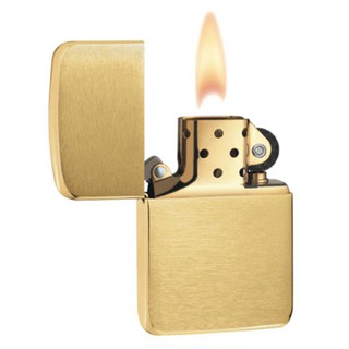 Bật lửa Zippo bóng màu vàng đồng