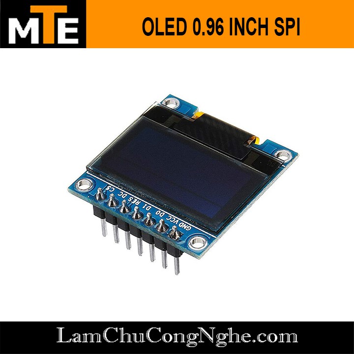 Màn hình hiển thị 128x64 Oled 0.96 Inch giao Tiếp I2C/SPI chuyên dụng