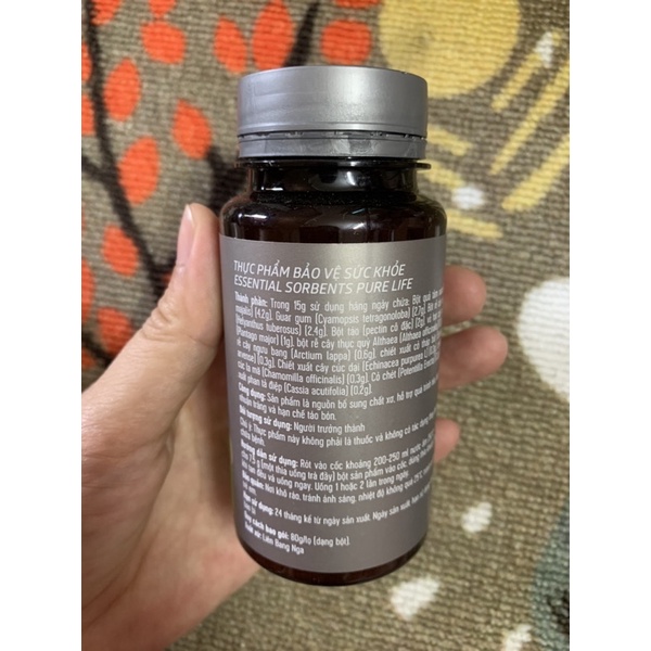 SBR Bột loại bỏ độc và bổ sung chất xơ hỗ trợ tiêu hóa cho cơ thể Pure Life Siberi Nga