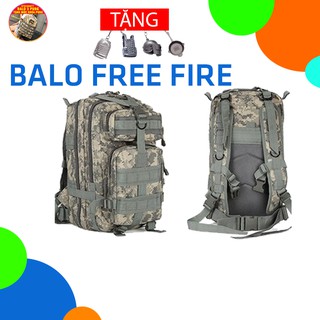 Balo FREE FIRE Cực Chất Đẹp Trong Game, Tặng Móc Khóa PUBG