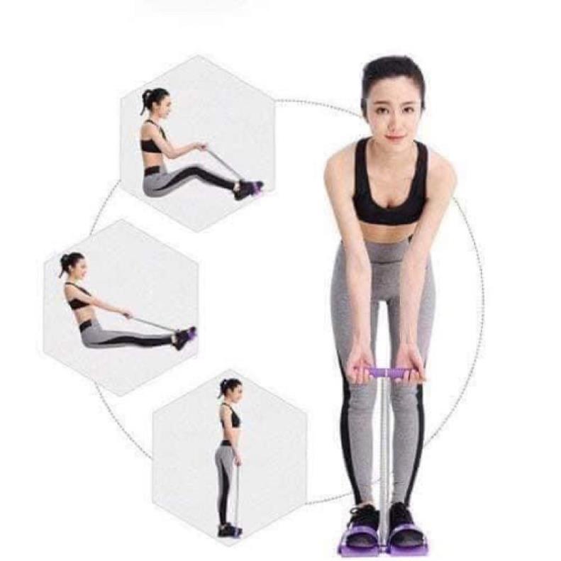 Dây kéo tập gym, Dây tập thể dục, tập cơ bụng thông minh điều chỉnh lực kéo Tummy Trimmer -Mai Chi