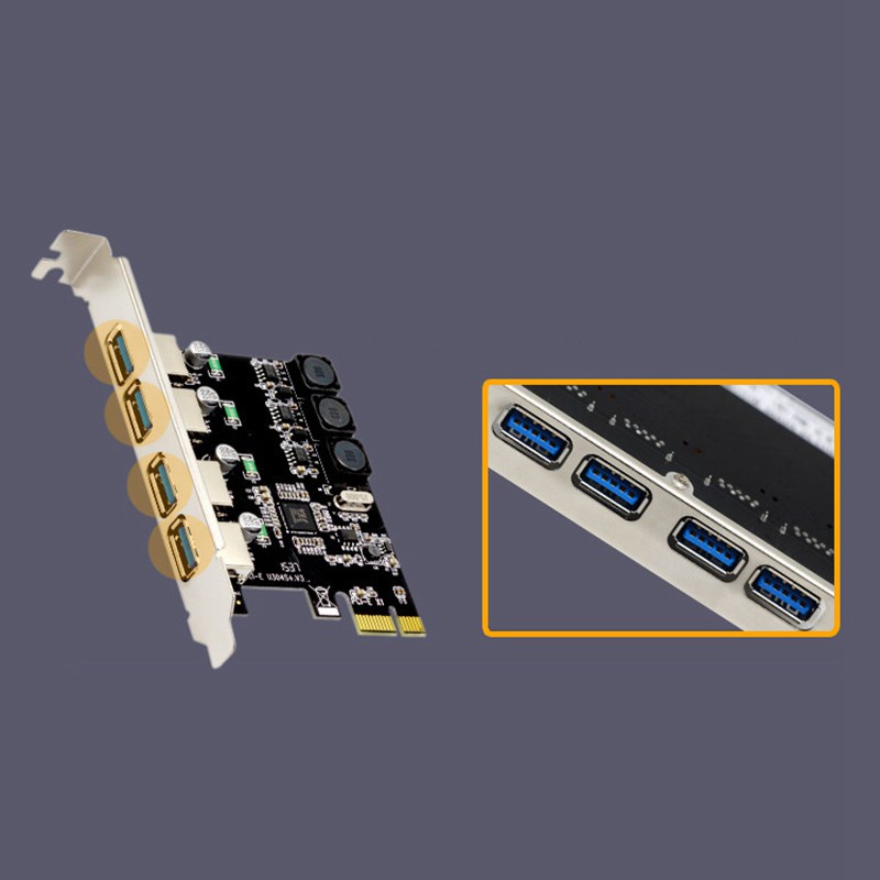 Thẻ Mở Rộng Pci 4 Cổng Usb 3.0 Pci-E Usb 3.0 4 X Usb 3.0 | BigBuy360 - bigbuy360.vn