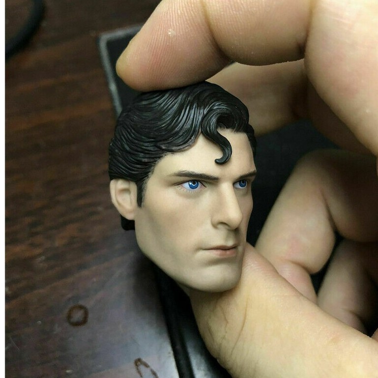 Mô Hình Đầu Nhân Vật Siêu Nhân Christopher Reeve Tỉ Lệ 1/6 12"
