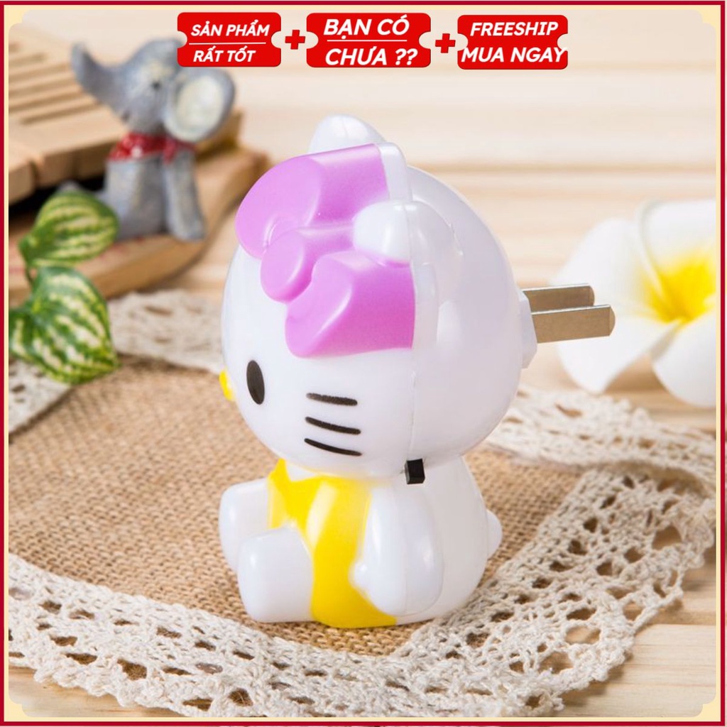 Đèn Ngủ Cảm Ứng Ánh Sáng Hình Con Mèo